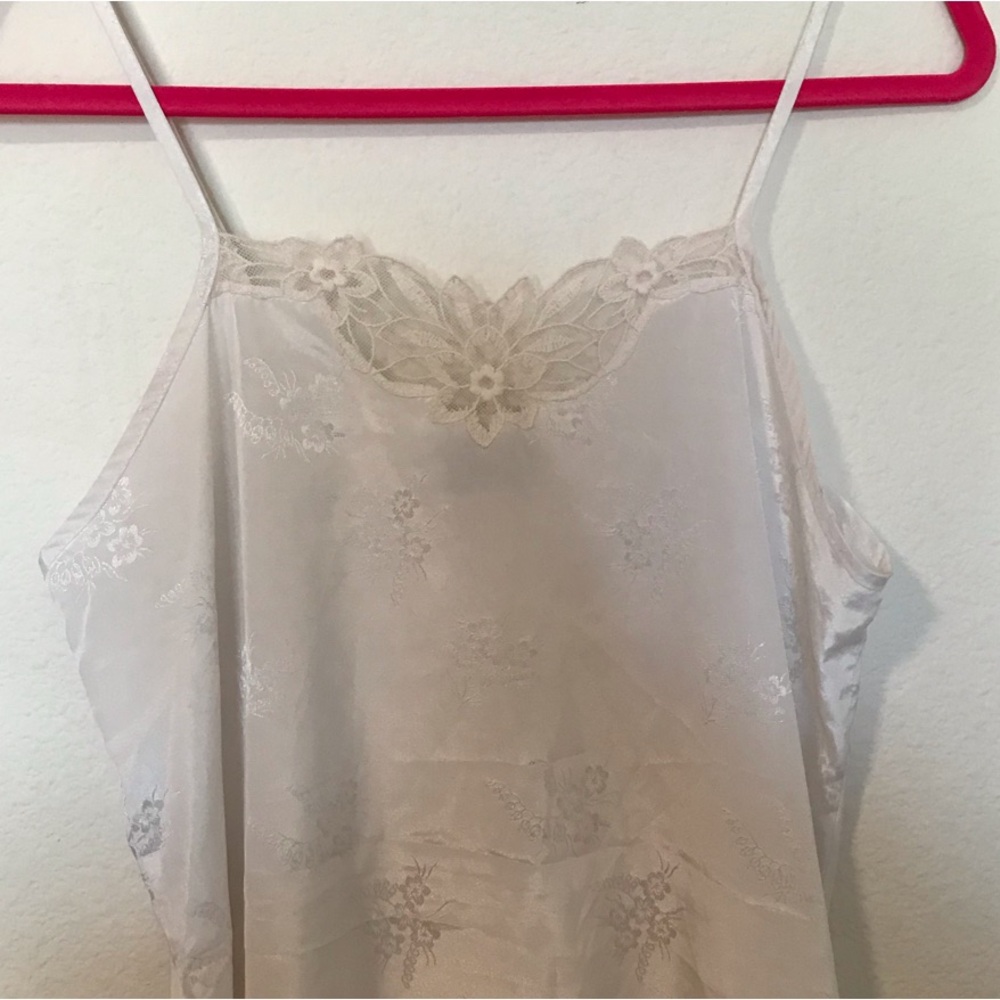 White Floral Lace Chemise